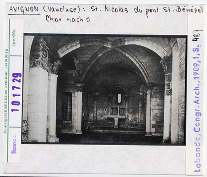 Vorschaubild Avignon: St. Nicolas du pont St. Bénézet, Chor nach Osten 